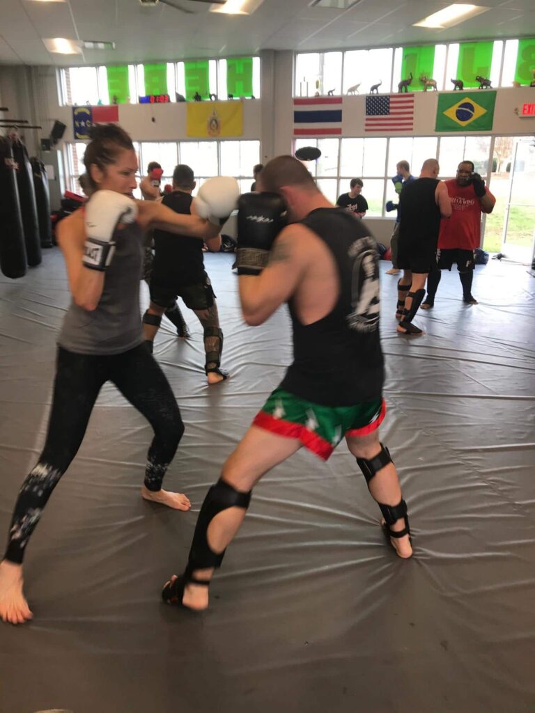adults sparring 2